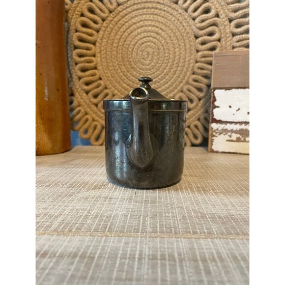 Antique 1 Cup Tea Pot w/Hinged Lid by Benedict Indestructo E.P.N.S.B.M.M. 1354 - Picture 4 of 9